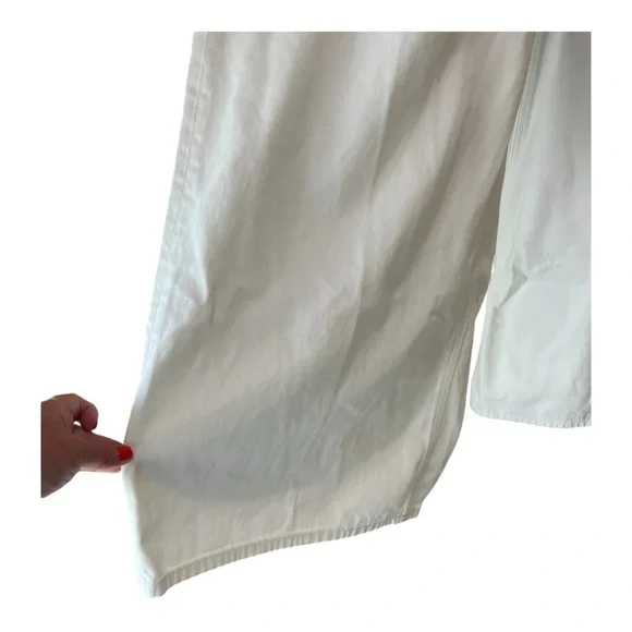 J.Crew High-rise Super Wide-leg Jeans in White Womens Size 31 and 32 NEW BX951 - Picture 10 of 15